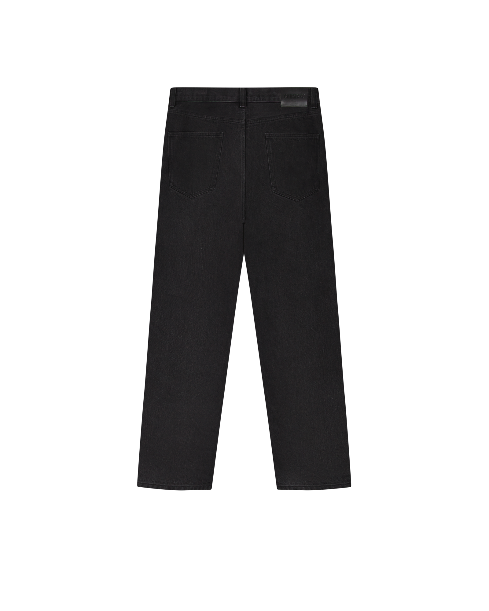 WASHED DENIM REGULAR FIT PANTS