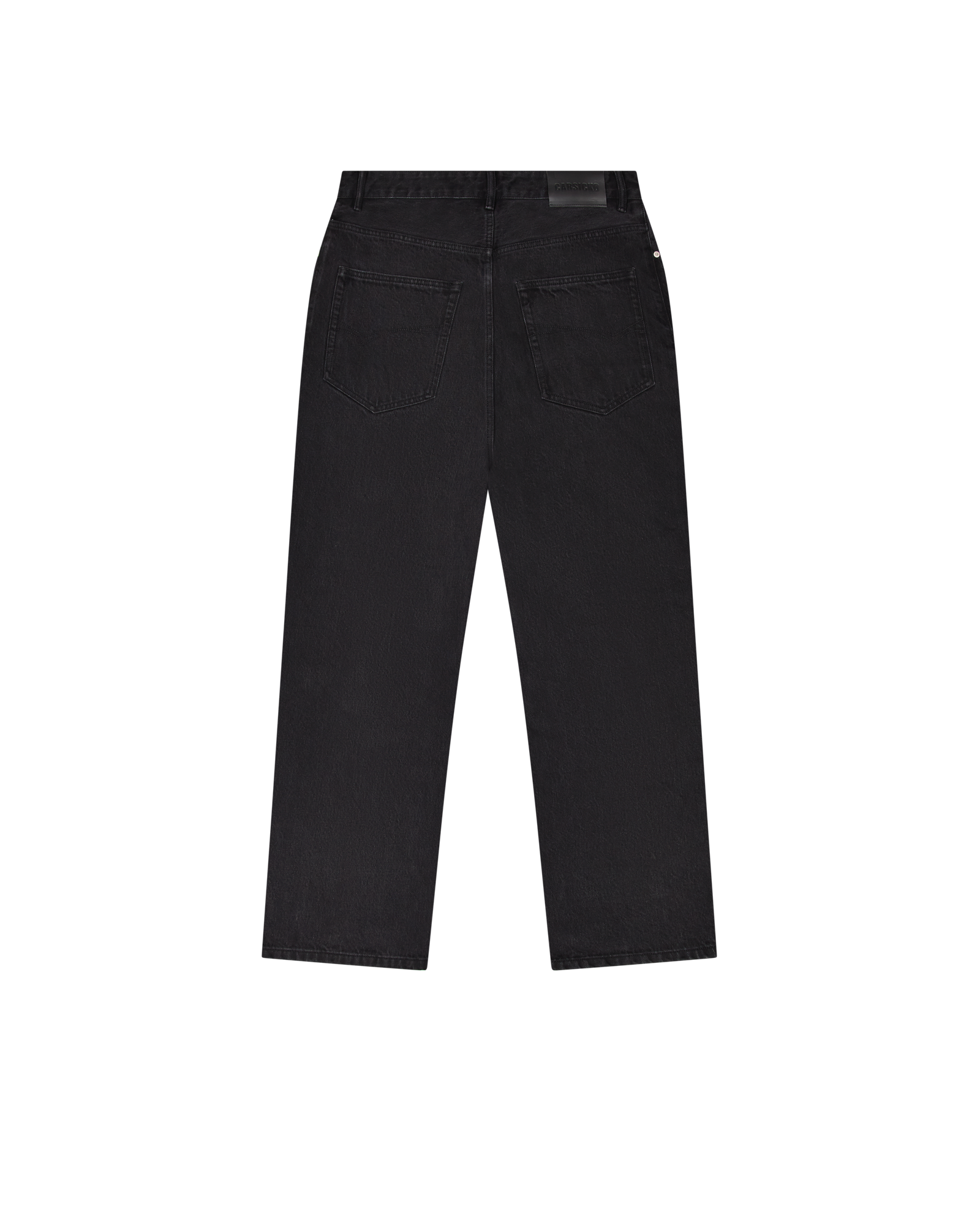 WASHED DENIM BAGGY FIT PANTS