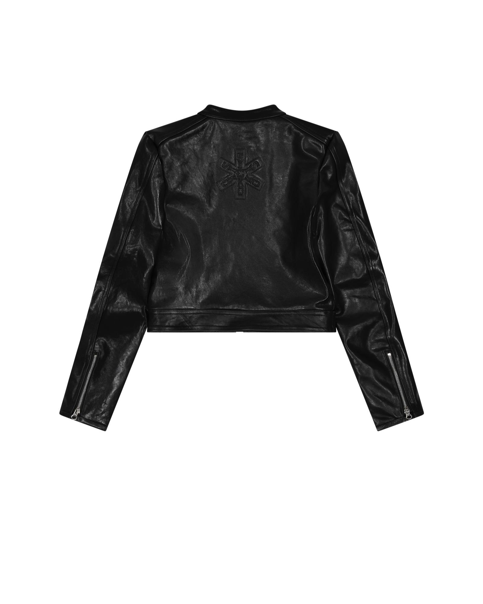 LEATHER WOMANS BIKER JACKET