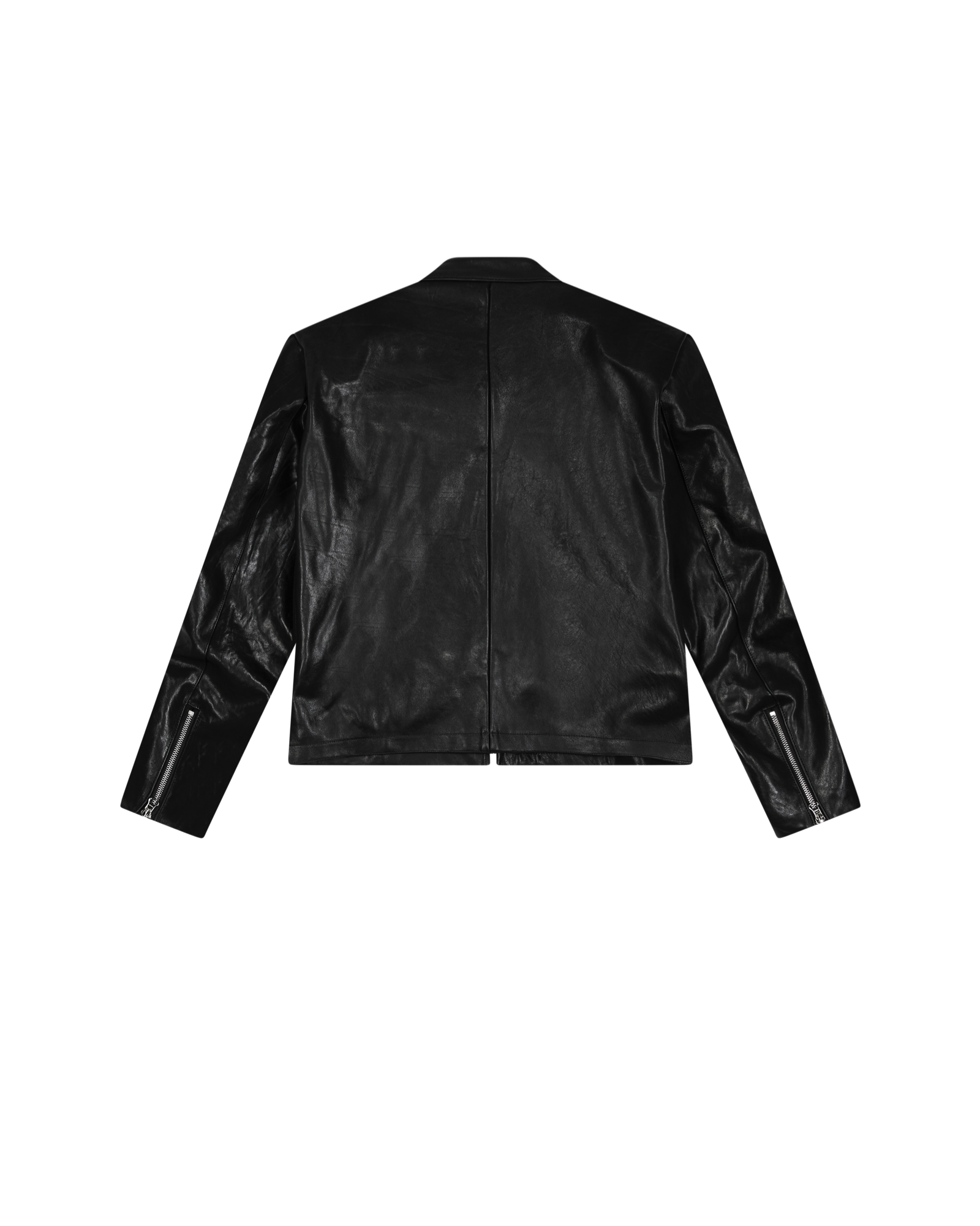 LEATHER BIKER JACKET