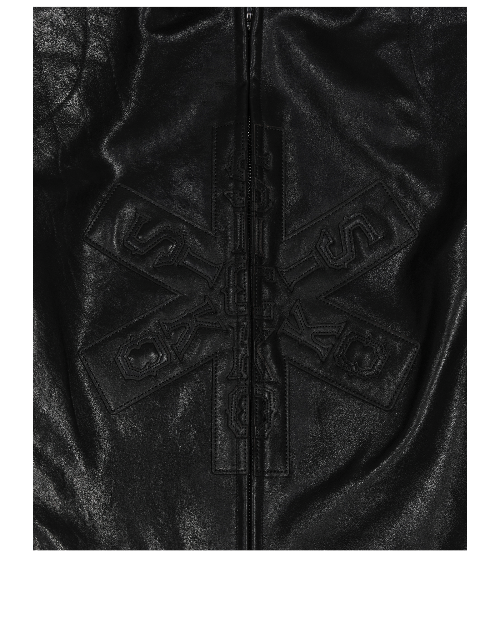 LEATHER BIKER JACKET