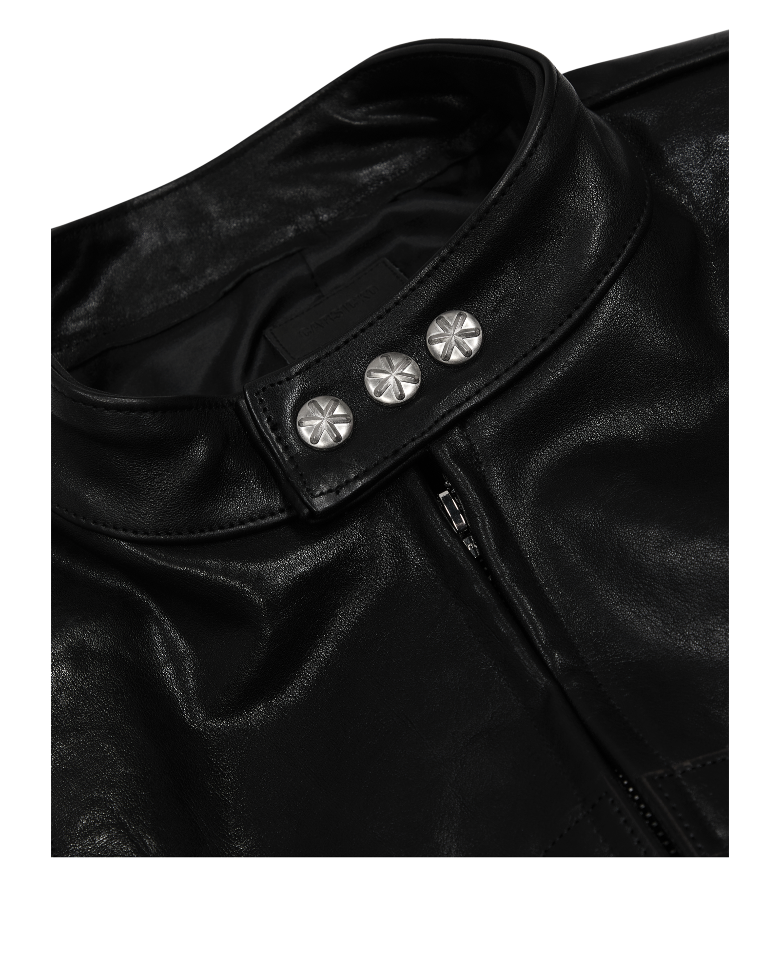 LEATHER BIKER JACKET